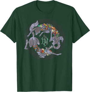 The Hu Wolf Circle Emblem T-Shirt - T-Shirt | Forest