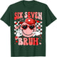 Six Seven Bruh Smile 6 7 Meme Valentines Day Girls Boys Kids T-Shirt - T-Shirt | Forest