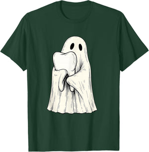 Cute Halloween Dental Molar Tooth Ghost Dentist Costume T-Shirt - T-Shirt | Forest