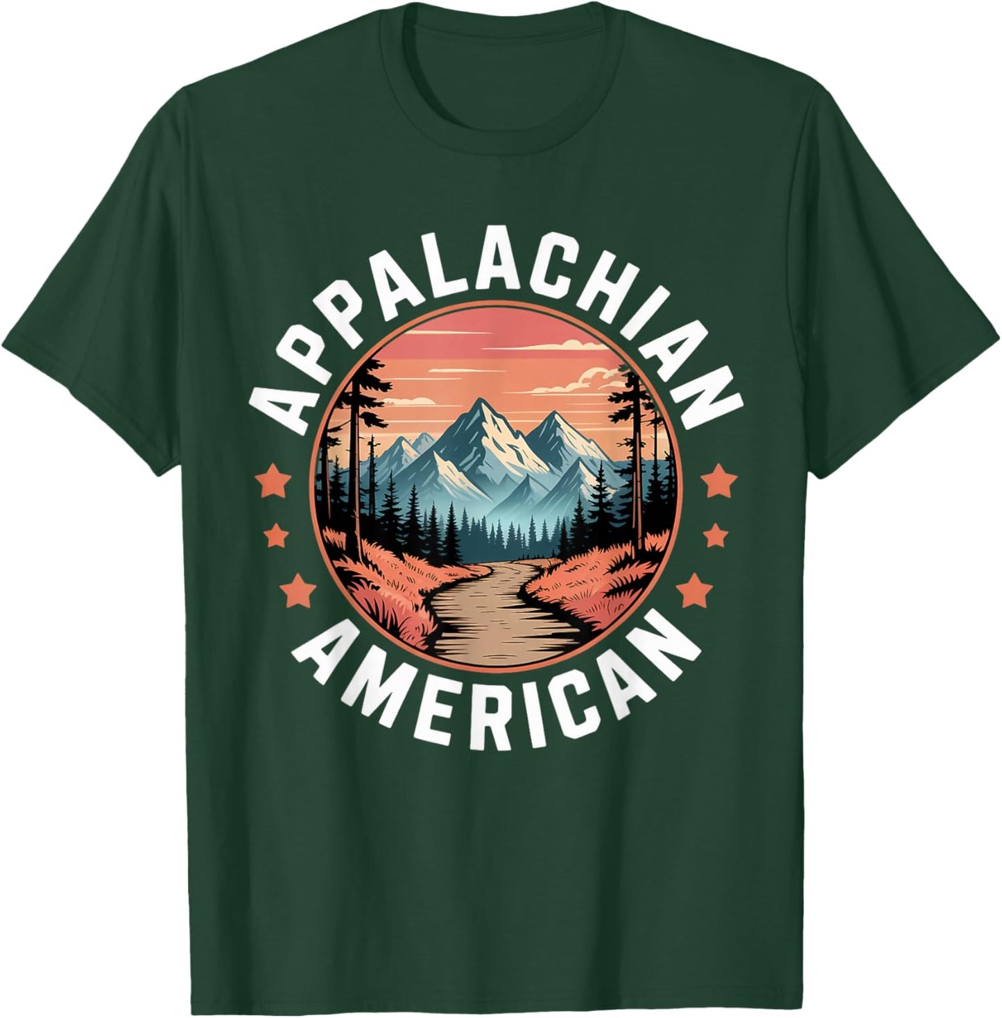 Hiker Trail Hiking Appalachia American Appalachian T-Shirt - T-Shirt | Forest