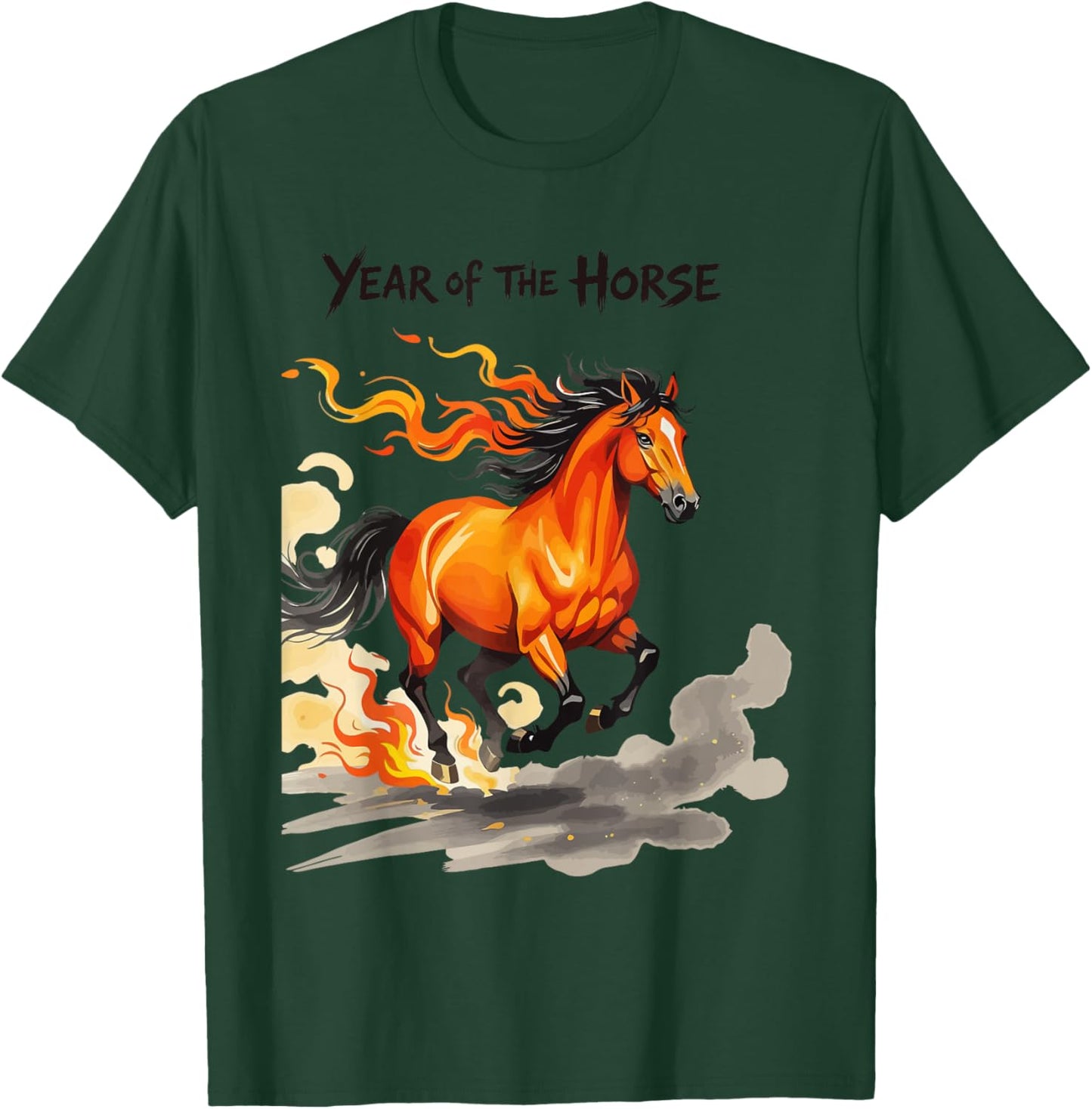 Year of The Horse T-Shirt - T-Shirt | Forest