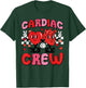 Valentine Nurse Cardiac Crew Heart Funny Scrub Top Men Women T-Shirt - T-Shirt | Forest