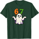 Halloween SCP 67 Cute Ghost Meme Six Seven Costume Design T-Shirt - T-Shirt | Forest