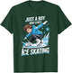 Boys Ice Skating T-Shirt - T-Shirt | Forest