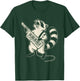Screaming Keytar Raccoon Funny Synth Player Musician T-Shirt - T-Shirt | Forest