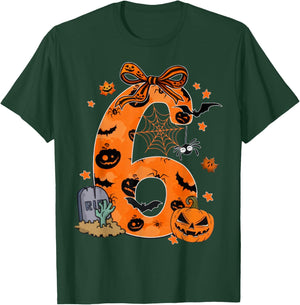 Fun Six Seven 6 7 Meme Design Couples Halloween T-Shirt - T-Shirt | Forest