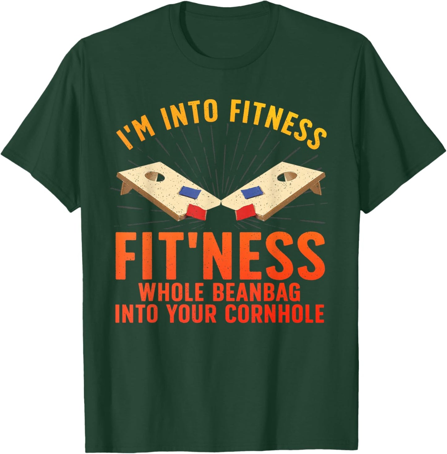Best Cornhole Art Women Corn Hole Players Cornhole T-Shirt - T-Shirt | Forest