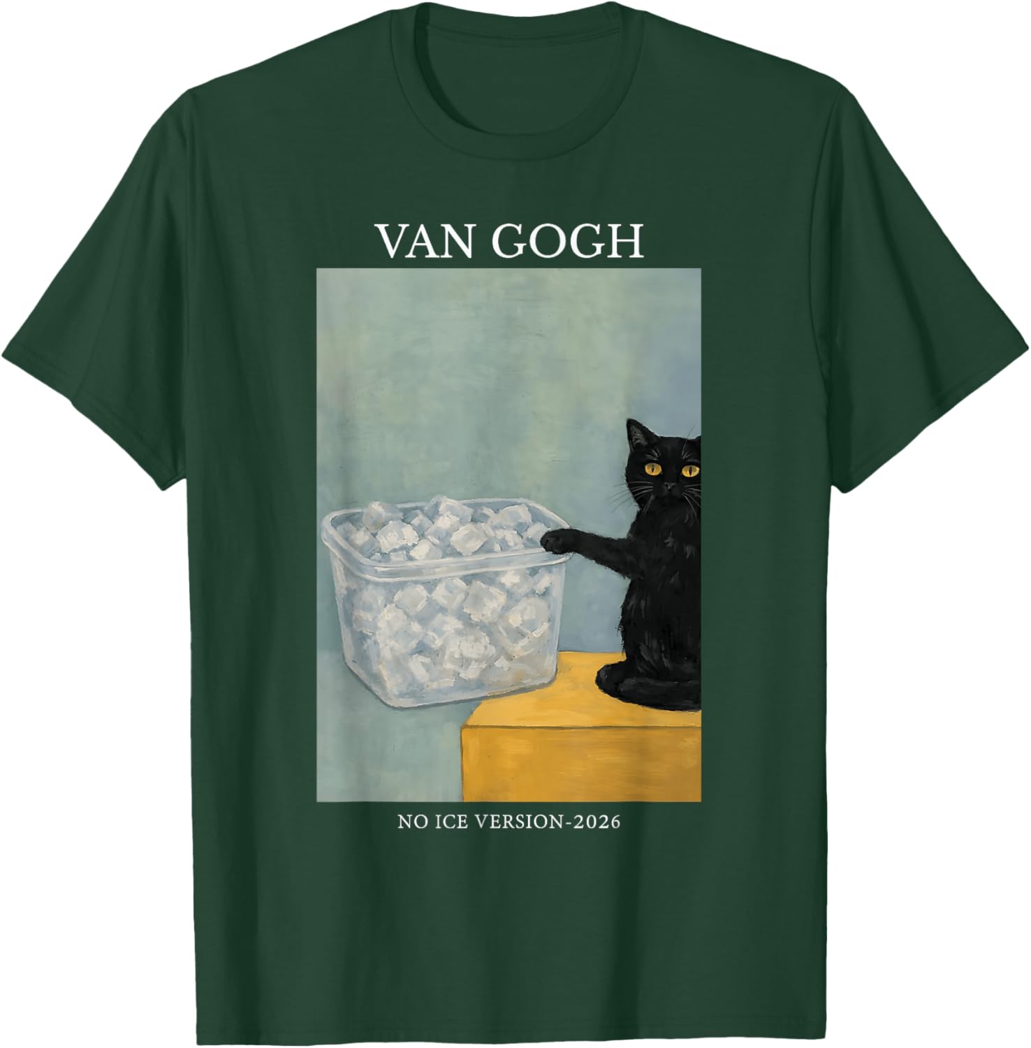 No Ice Please Funny Cat Meme Men Women T-Shirt - T-Shirt | Forest
