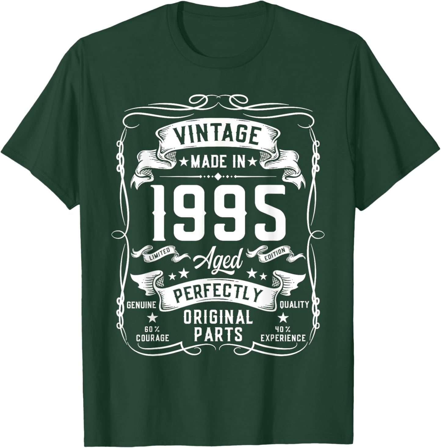 Vintage 1995 31yr 31st Birthday Gifts 31 Years Old T-Shirt - T-Shirt | Forest