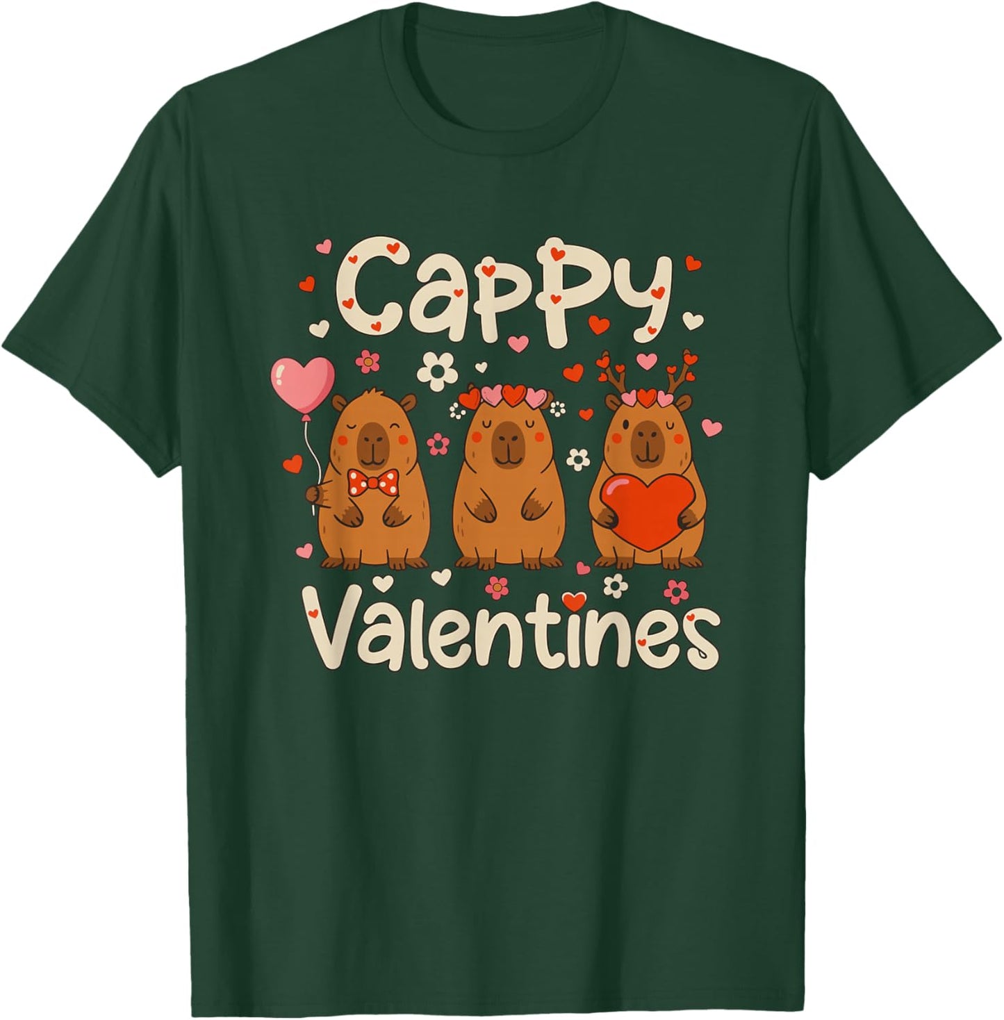Cute Kawaii Love Hearts T-Shirt - T-Shirt | Forest