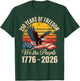 4th of July American Flag Eagle Vintage 250 Years 1776 2026 T-Shirt - T-Shirt | Forest