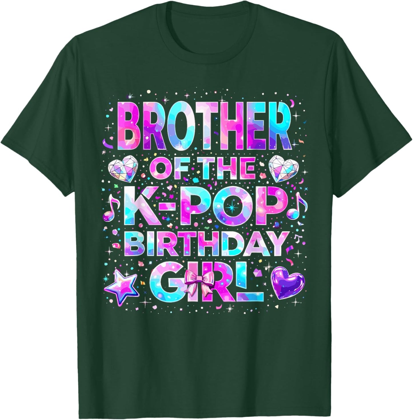 Brother of The K-Pop Birthday Girls Korean Music T-Shirt - T-Shirt | Forest