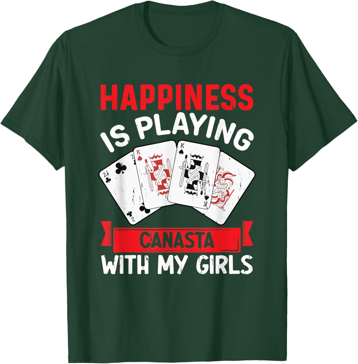 Canasta Lover Card Game Playing Canasta Player Funny Canasta T-Shirt - T-Shirt | Forest