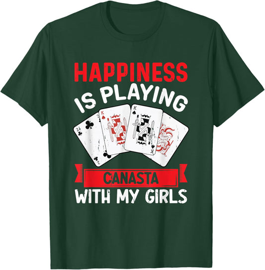 Canasta Lover Card Game Playing Canasta Player Funny Canasta T-Shirt - T-Shirt | Forest
