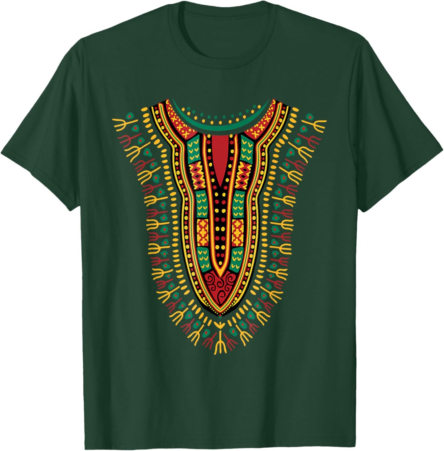 Attire Kente T-Shirt - T-Shirt | Forest