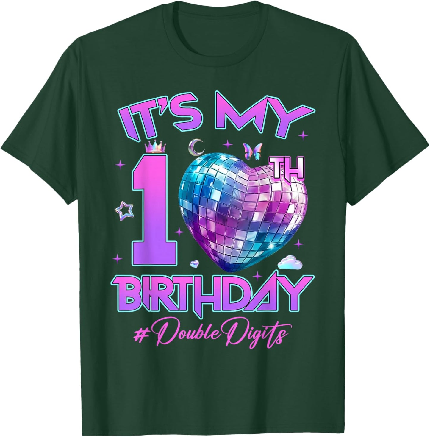 It's My 10th Birthday Girl K-Pop Birthday K Pop Themed Party T-Shirt - T-Shirt | Forest