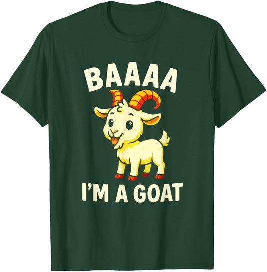 BAAAA I'm A Goat - Funny Halloween Costume T-Shirt - T-Shirt | Forest