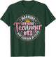 13th Birthday Girl Official Teenager 13 Year Old Birthday T-Shirt - T-Shirt | Forest