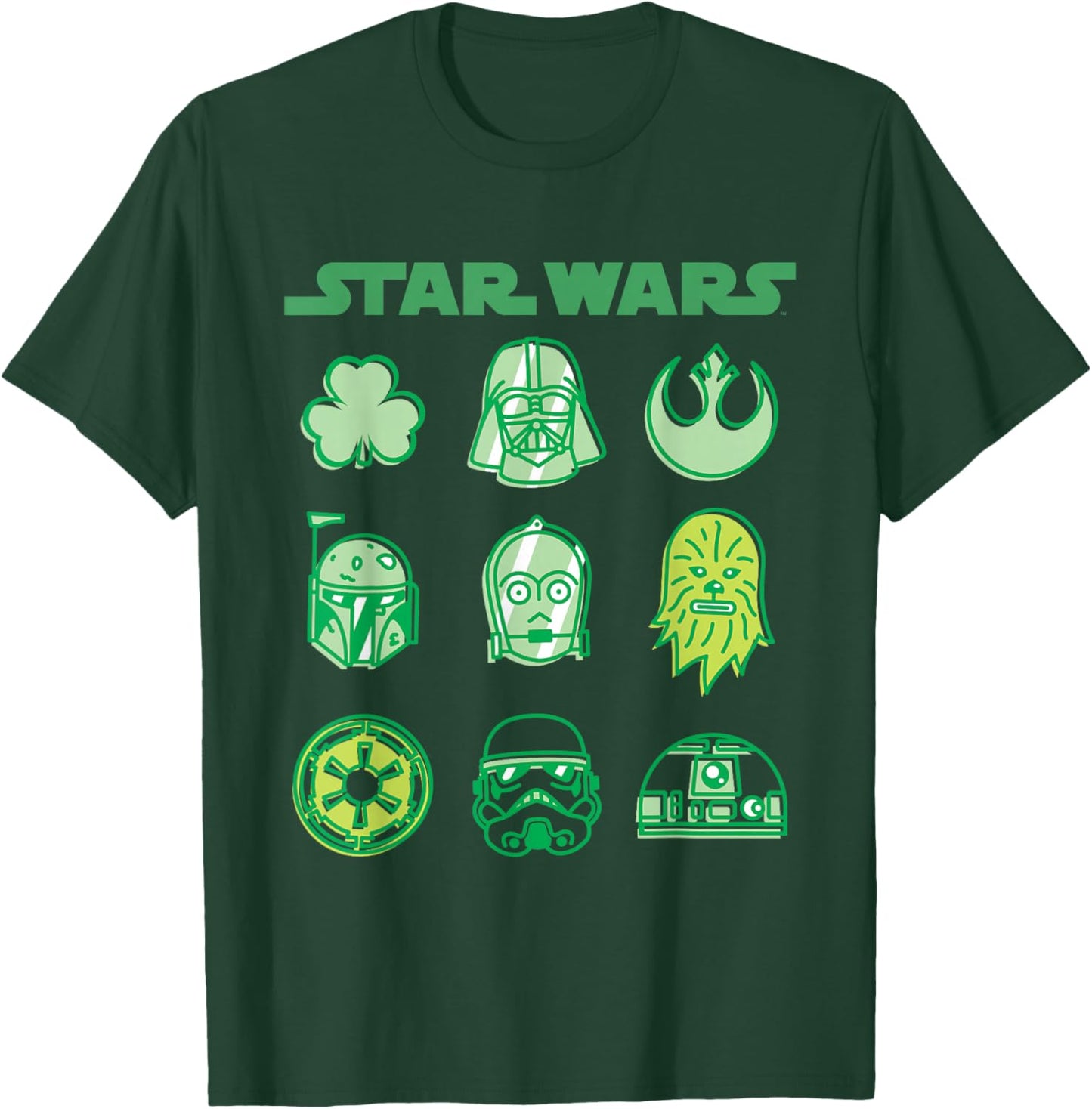 Star Wars A New Hope Holiday Icons Featuring Darth Vader T-Shirt - T-Shirt | Forest