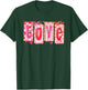 Preppy Love Valentine’s Day Coquette Bow Girls Women T-Shirt - T-Shirt | Forest