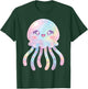 Jellyfish Cute Kawaii Women Kids Colorful Jellyfish T-Shirt - T-Shirt | Forest