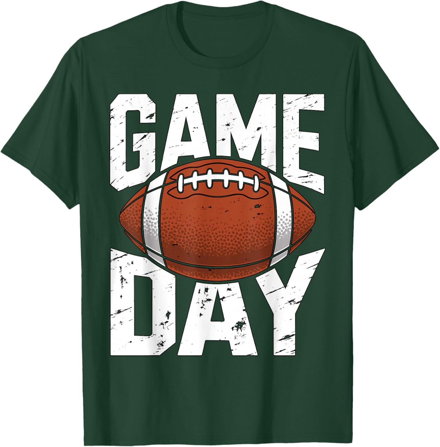 Game Day Football T-Shirt - T-Shirt | Forest