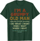 Grumpy Old Man Funny Husband Gifts Dad Grandpa T-Shirt - T-Shirt | Forest
