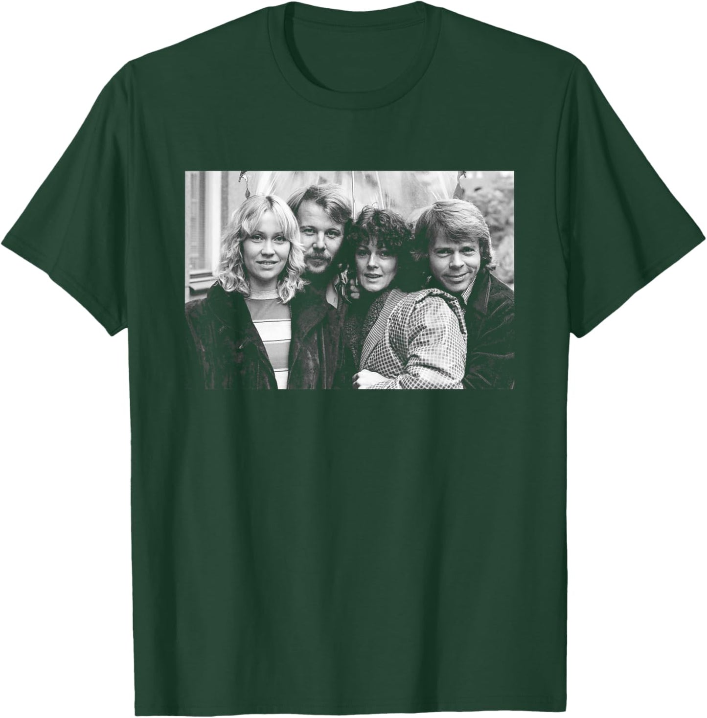 ABBA Swedish Pop Group Portrait Arrival Promo 1976 T-Shirt - T-Shirt | Forest