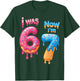 7 Year Old Birthday i was 6 Now I'm 7 67 T-Shirt - T-Shirt | Forest