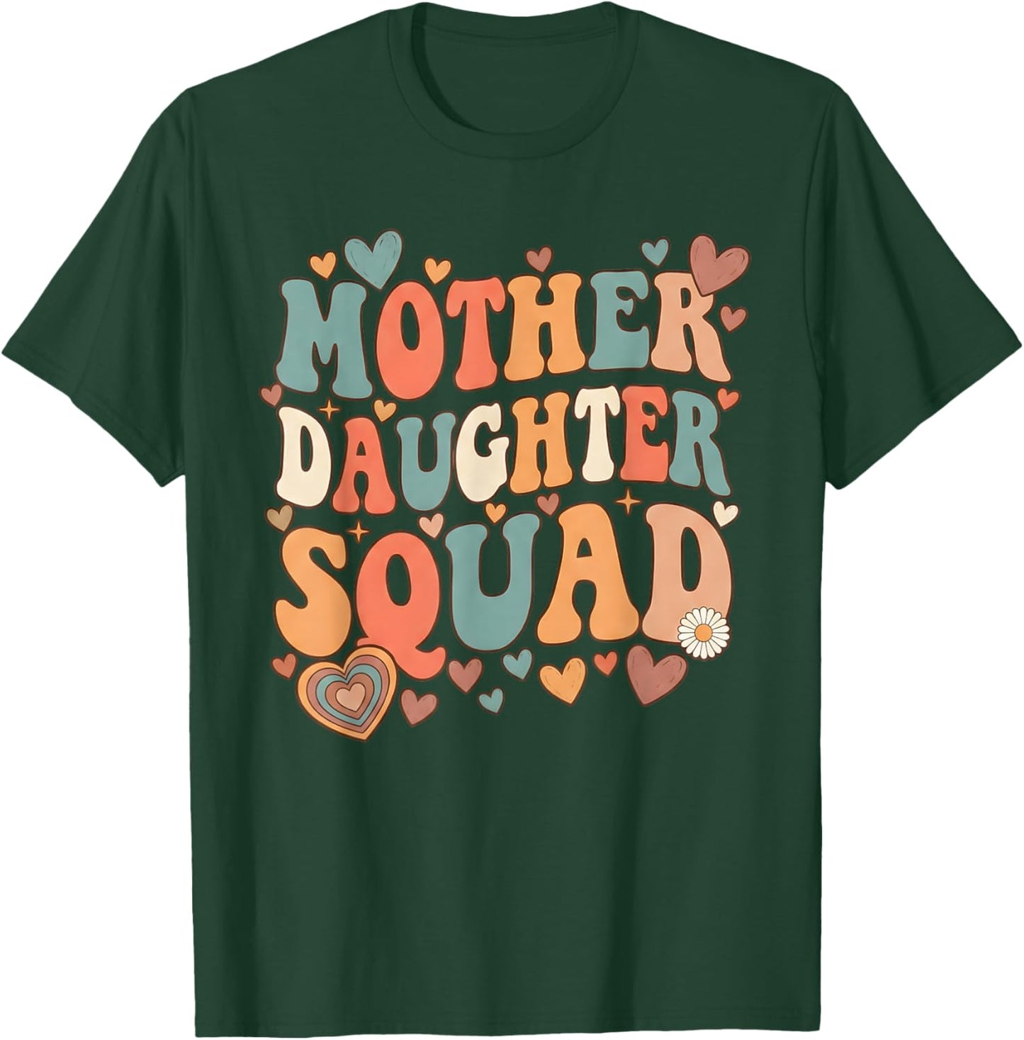 Mother Daughter Squad Matching Mothers Day Daughter Mommy T-Shirt - T-Shirt | Forest