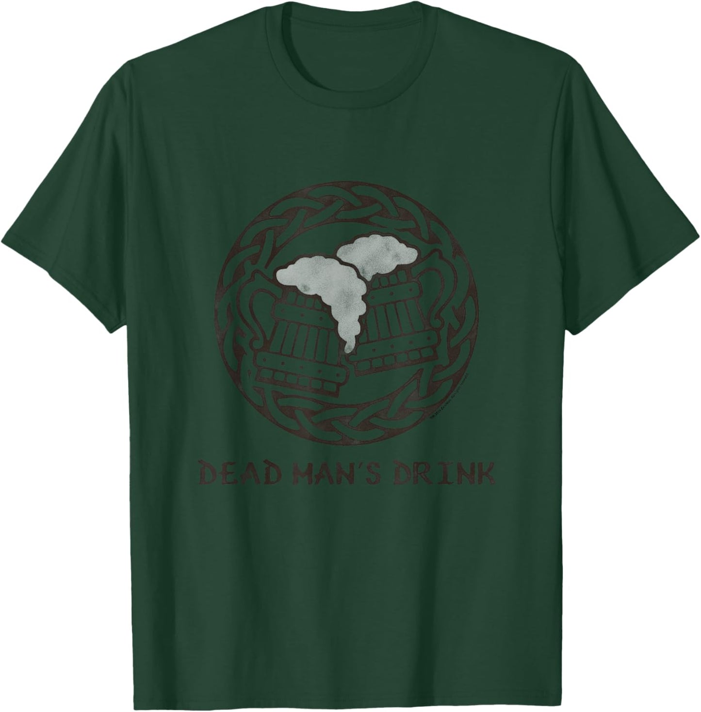 Dead Man's Drink Falkreath Tavern Video Game T-Shirt - T-Shirt | Forest