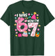 I was 6 Now I'm 7 Birthday Preppy Six Seven Girls Kids T-Shirt - T-Shirt | Forest
