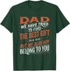 Fathers Day Shirt from Daughters Sons Wife Kids for Daddy T-Shirt - T-Shirt | Forest
