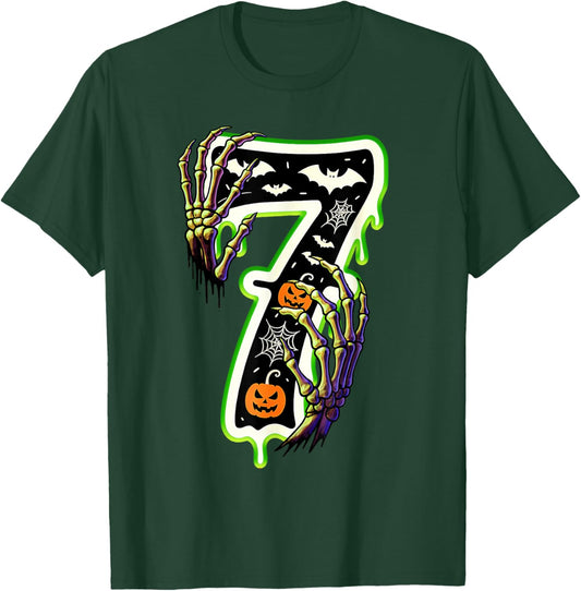 Six Seven Meme 6 7 67 Halloween Skeleton Couple Costume T-Shirt - T-Shirt | Forest