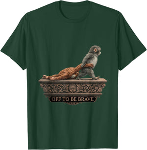 Funny Viral Monkey Meme Monkey Punch Off to Be Brave T-Shirt - T-Shirt | Forest