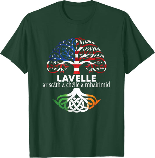 Lavelle Irish Family Name Celtic Irish Roots T-Shirt - T-Shirt | Forest