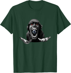 SCP-067 6-7 Kid Eating Earth Globe Analog Horror T-Shirt - T-Shirt | Forest
