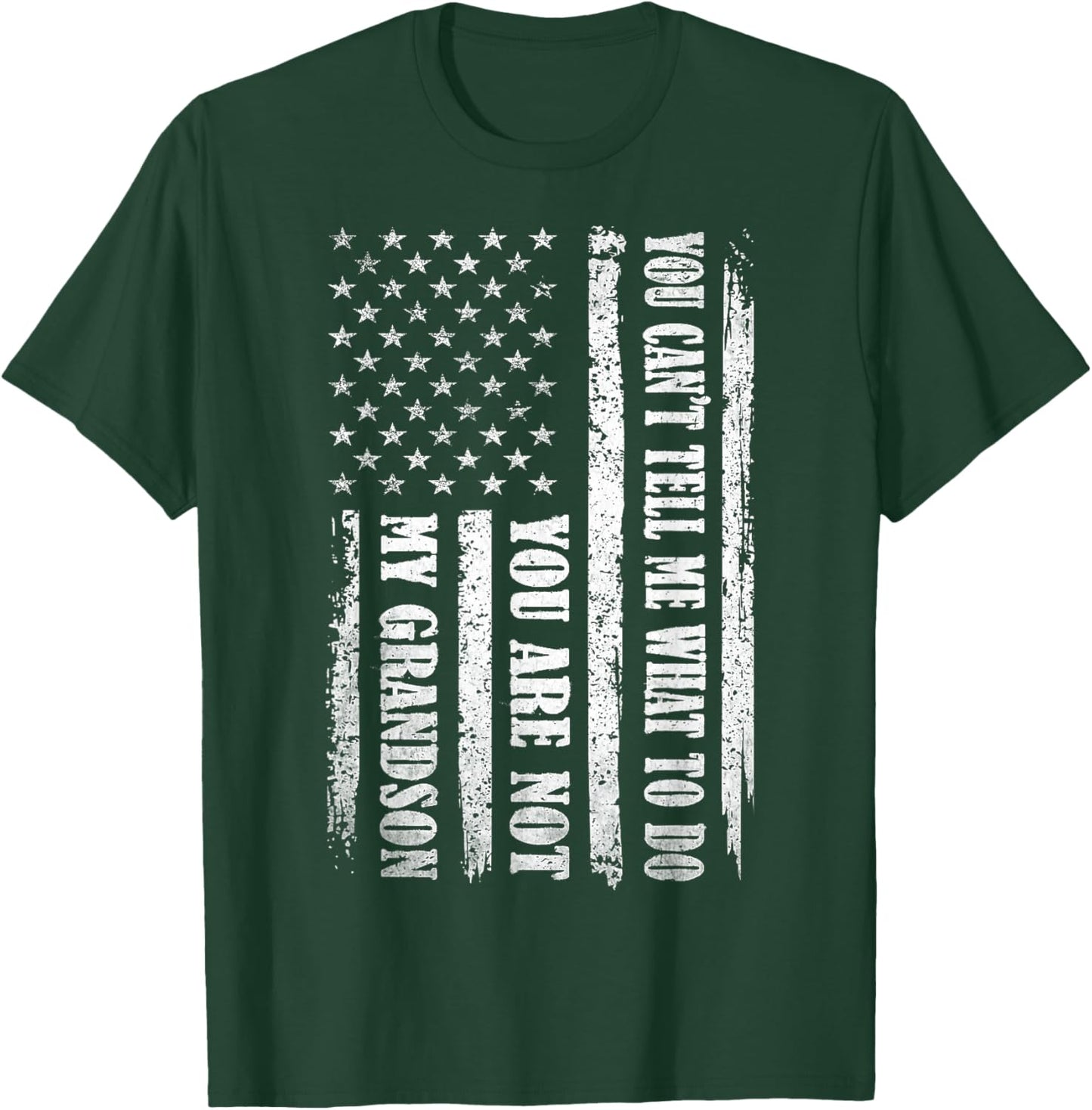 Funny Father Day Design for Daddy Papa Men from Grandson Dad T-Shirt - T-Shirt | Forest