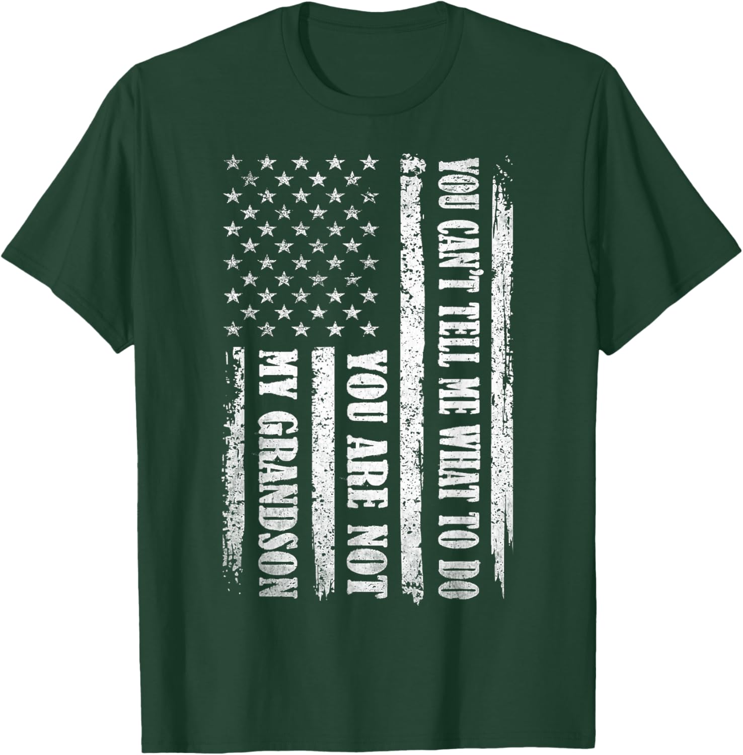Funny Father Day Design for Daddy Papa Men from Grandson Dad T-Shirt - T-Shirt | Forest