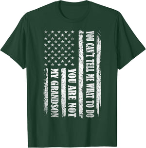 Funny Father Day Design for Daddy Papa Men from Grandson Dad T-Shirt - T-Shirt | Forest
