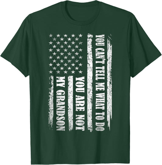 Funny Father Day Design for Daddy Papa Men from Grandson Dad T-Shirt - T-Shirt | Forest