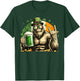 St Patricks Day Bigfoot Lucky Sasquatch Shamrock Irish Men T-Shirt - T-Shirt | Forest