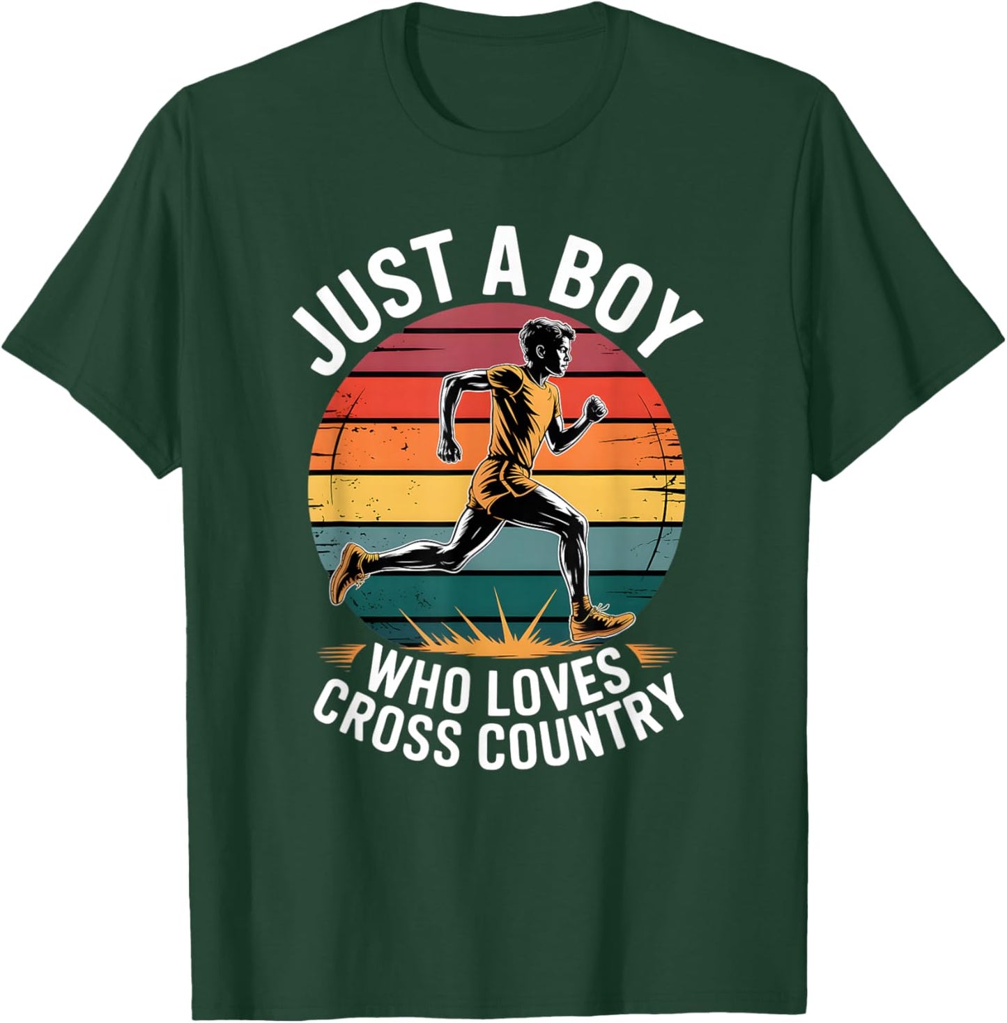 Boys Cross Country T-Shirt - T-Shirt | Forest
