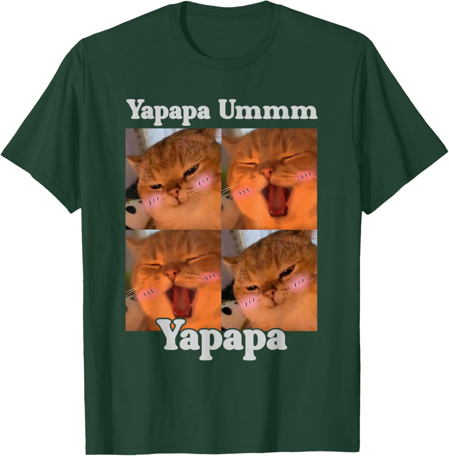 Yapapa Ummm Yapapa Funny Cat Meme Internet Joke Humor T-Shirt - T-Shirt | Forest