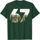 Vintage Bigfoot 67 Meme Nature 67 Forest Wildlife six Seven T-Shirt - T-Shirt | Forest