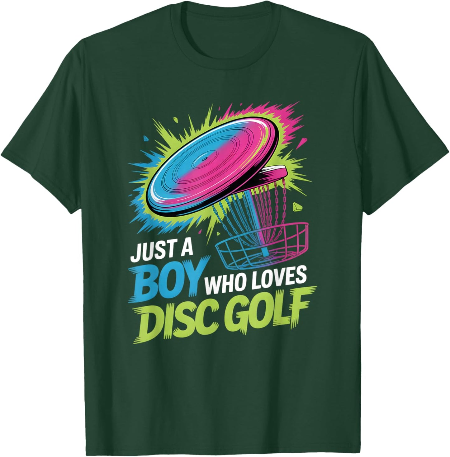 Boys Disc Golf T-Shirt - T-Shirt | Forest