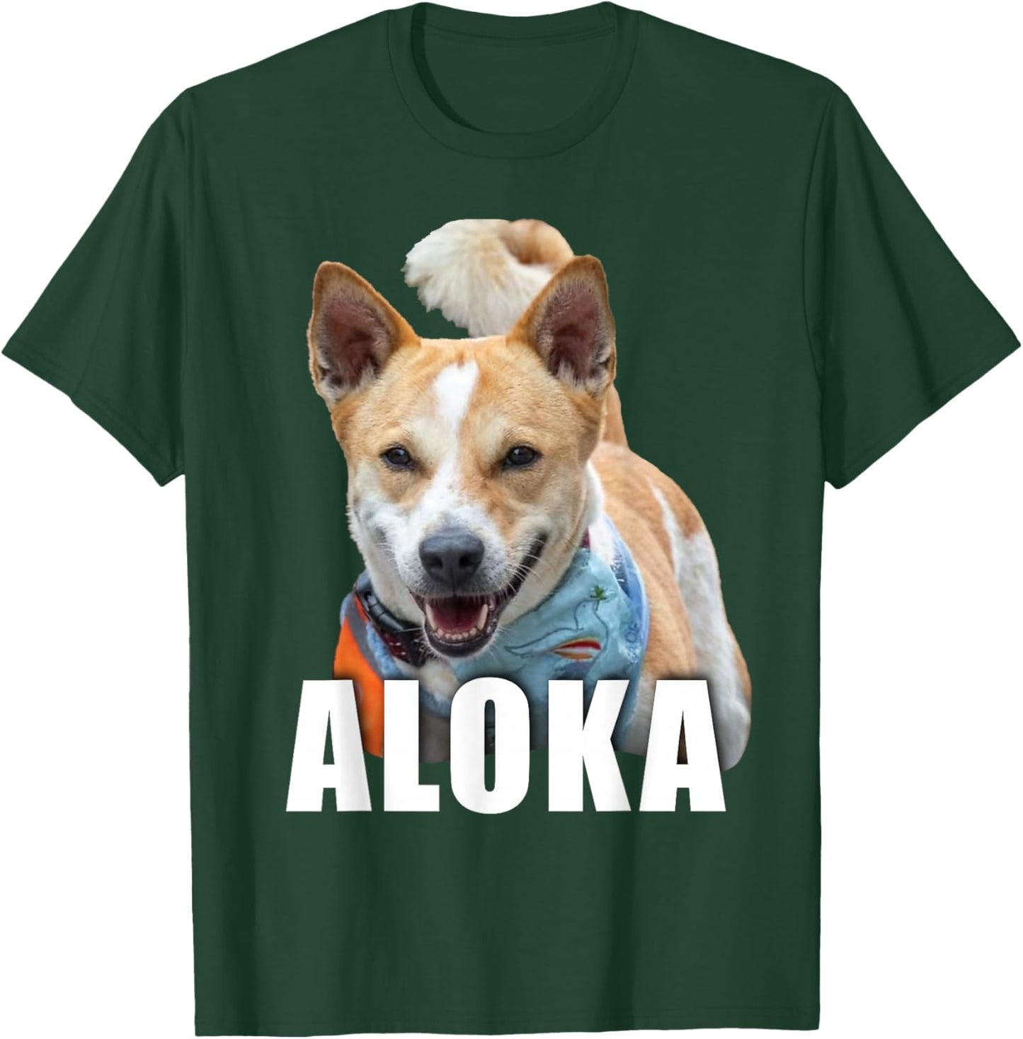 Aloka – The Walk for Peace Monk Dog Spreading Hope T-Shirt - T-Shirt | Forest