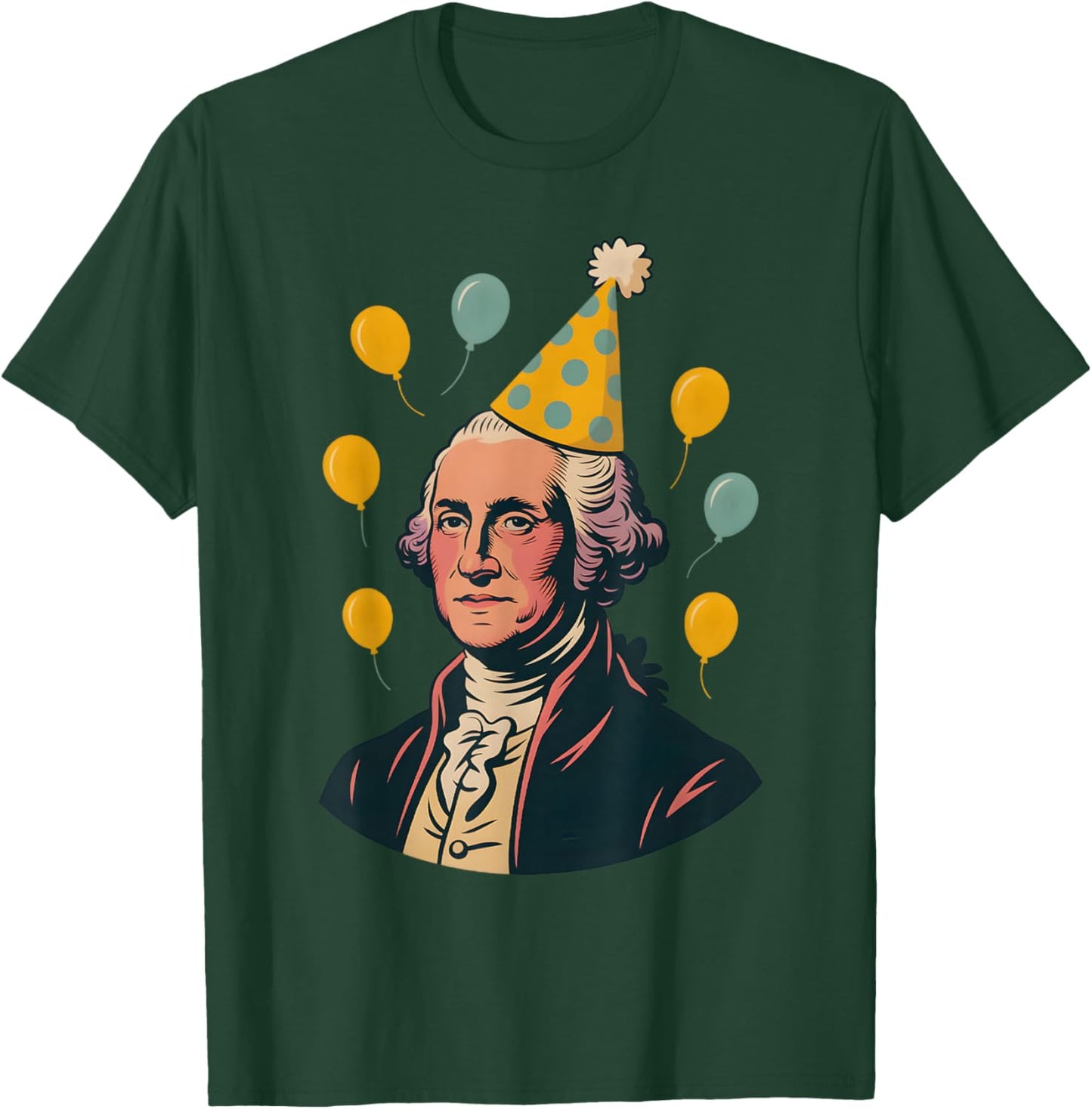 George Washington Birthday T-Shirt - T-Shirt | Forest