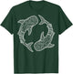 Whale Shark Yin Yang Marine Biology T-Shirt - T-Shirt | Forest