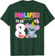 8th Birthday Koala Themed Koalafied to Be 8 Year Old T-Shirt - T-Shirt | Forest